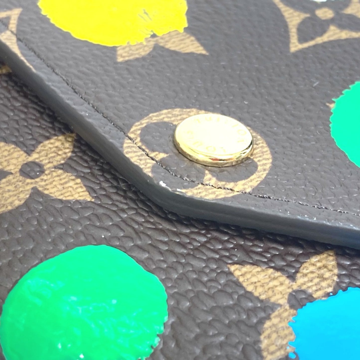 Louis Vuitton Sarah, Red, Canvas, wallet