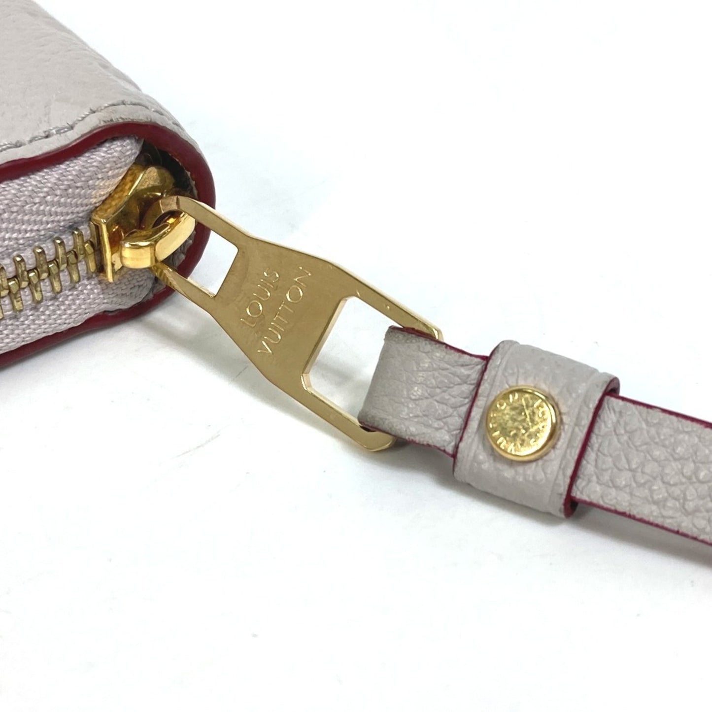 Louis Vuitton Zippy wallet, GRAY, Leather, wallet