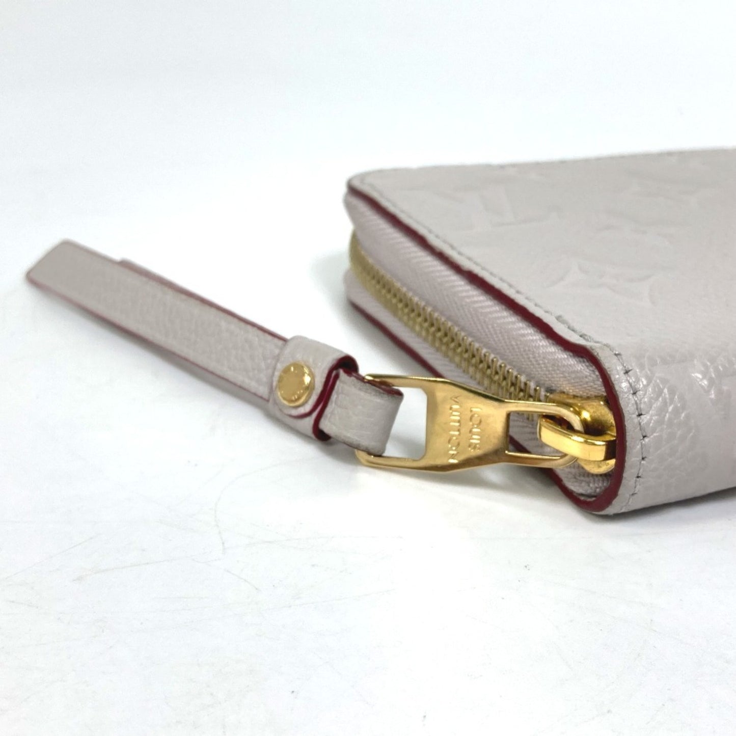 Louis Vuitton Zippy wallet, GRAY, Leather, wallet