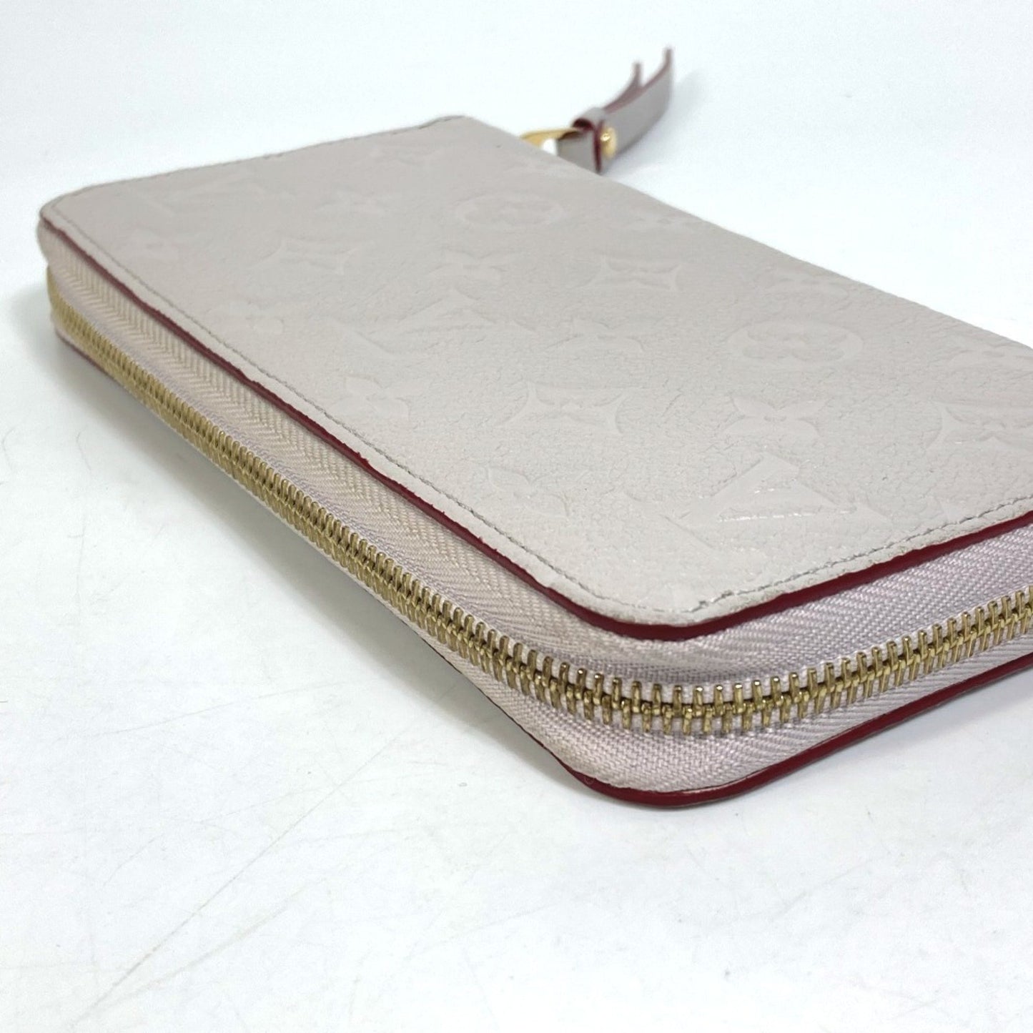 Louis Vuitton Zippy wallet, GRAY, Leather, wallet