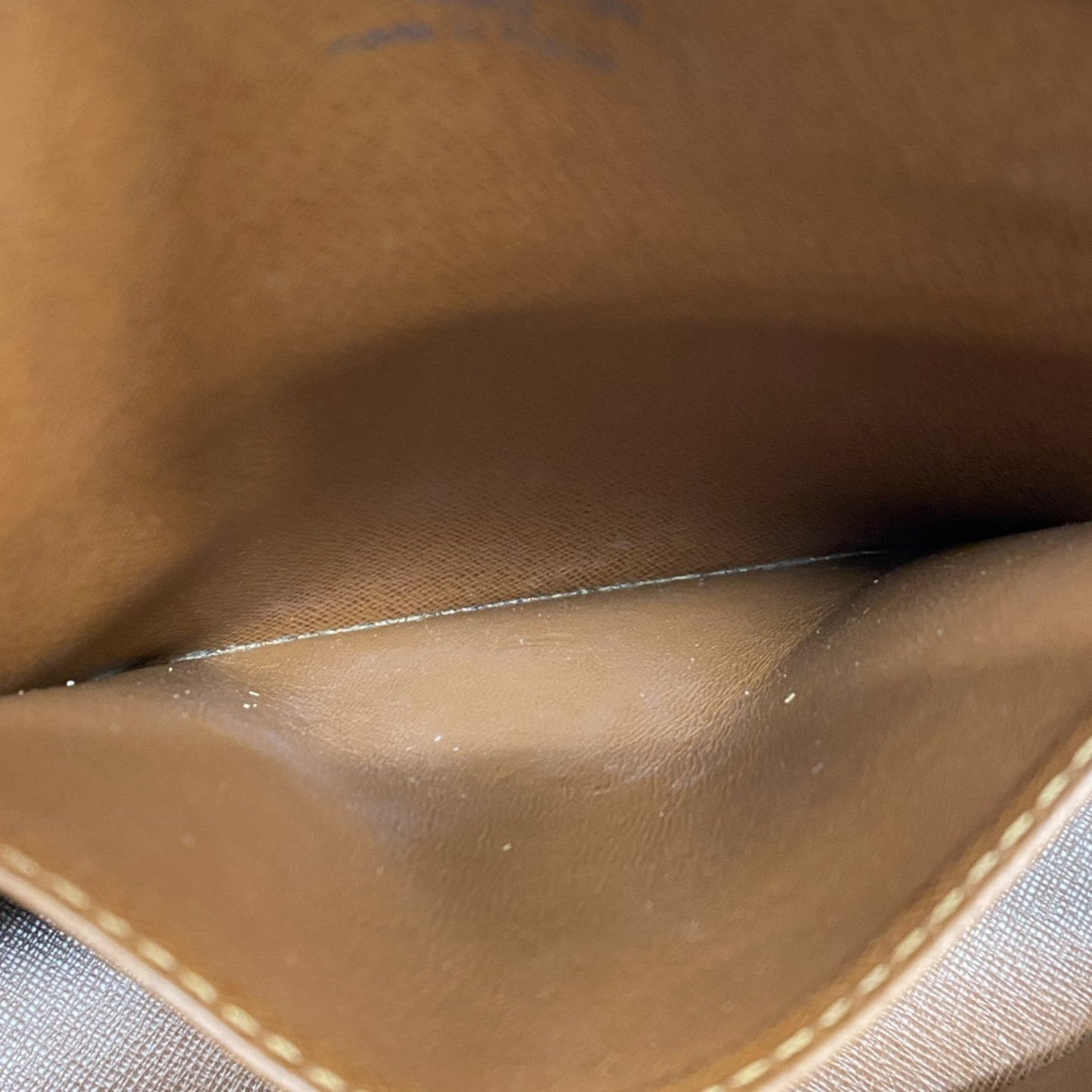 Louis Vuitton Drouot, Brown, Canvas, shoulder