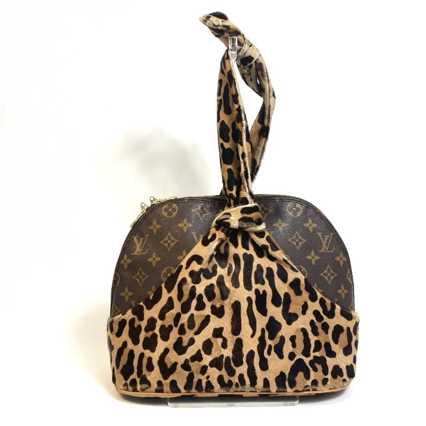 Louis Vuitton Alma, Brown, Canvas, handbag