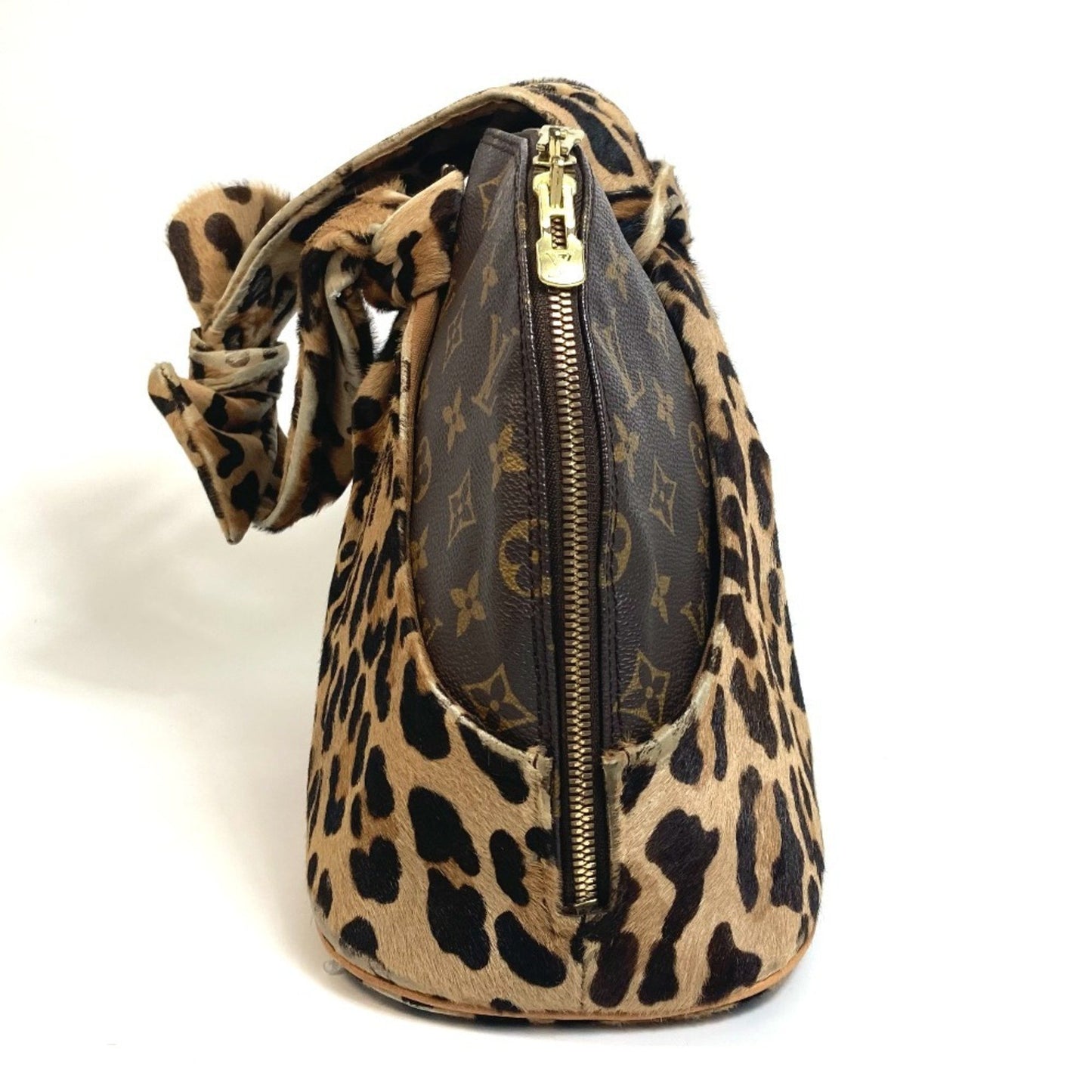 Louis Vuitton Alma, Brown, Canvas, handbag