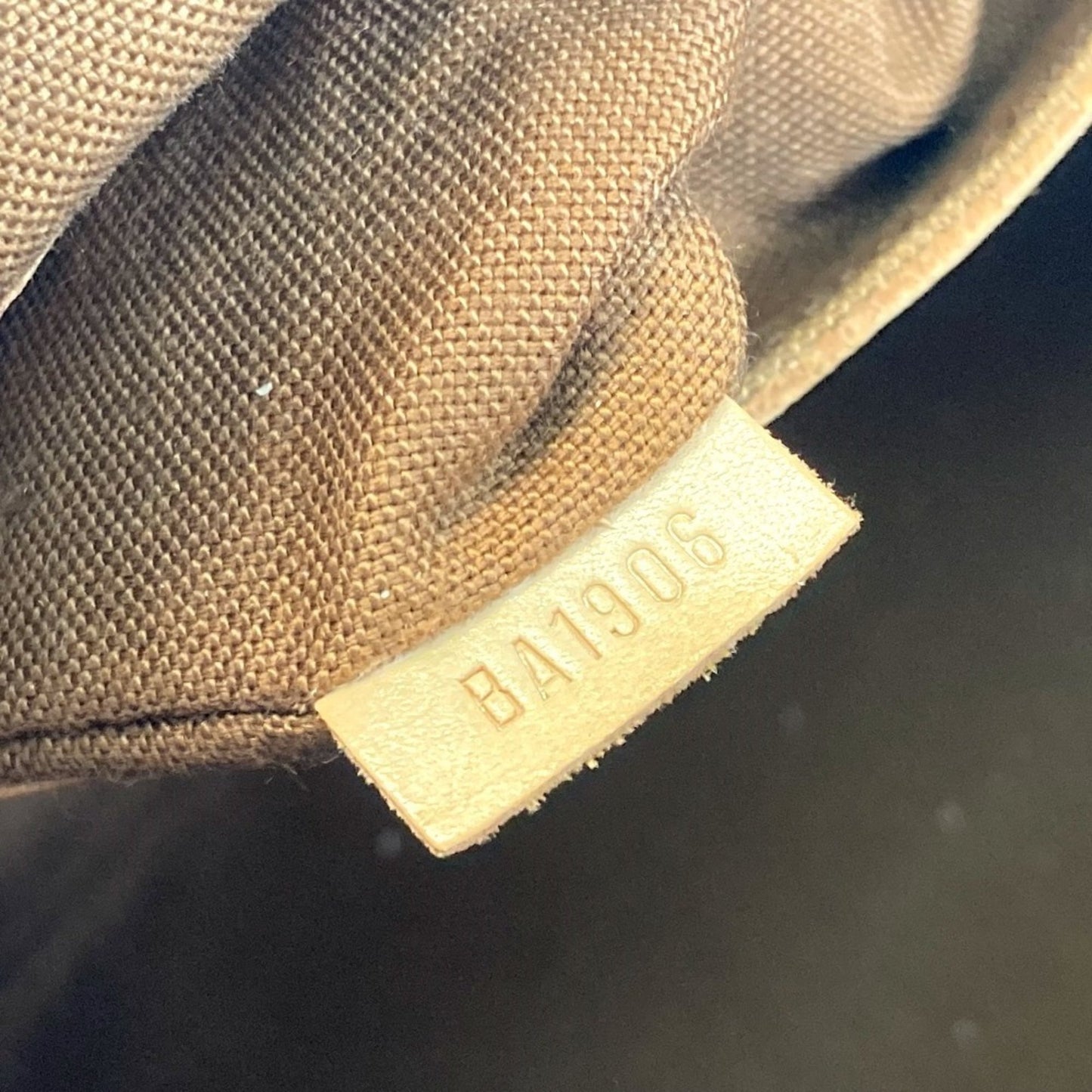 Louis Vuitton Alma, Brown, Canvas, handbag