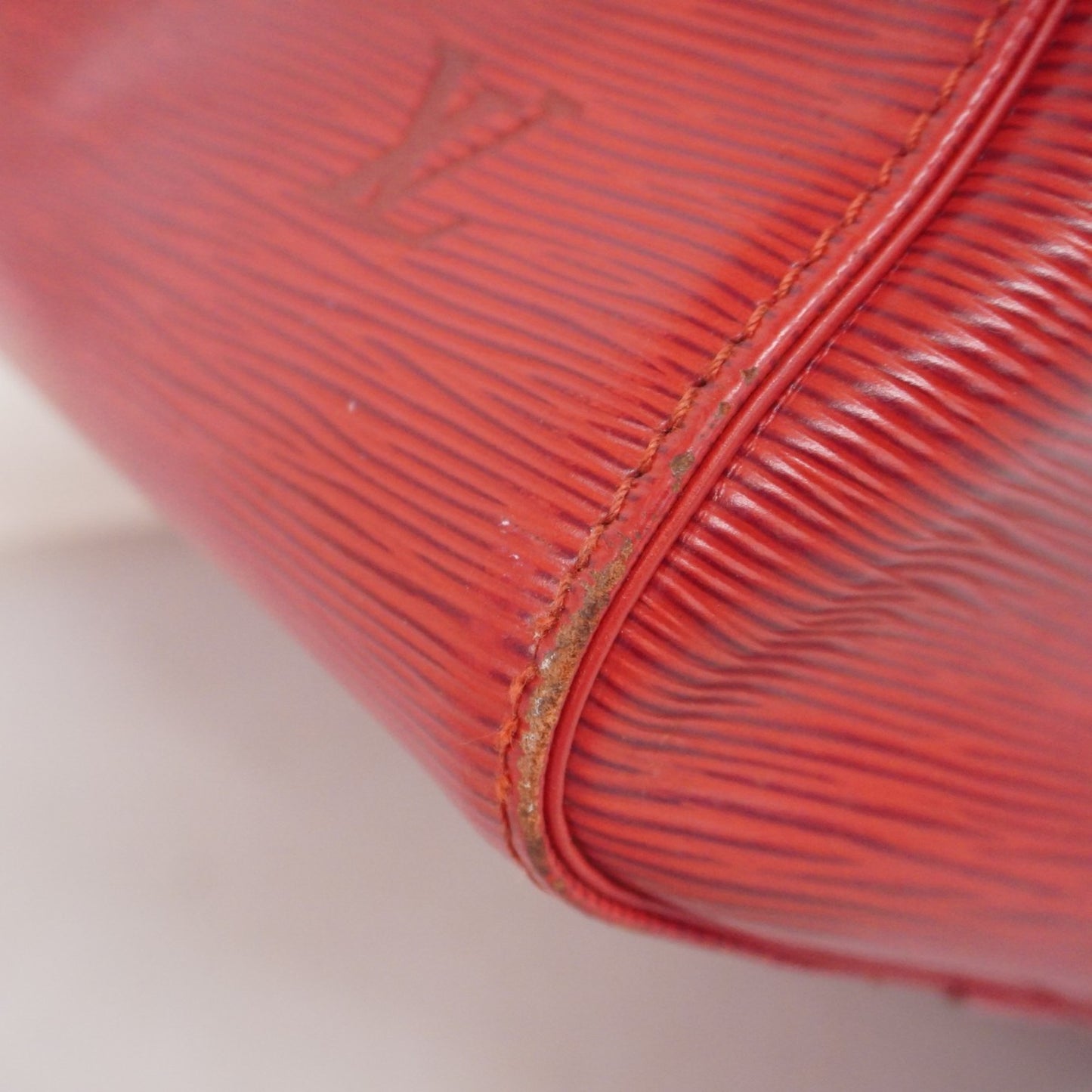 Louis Vuitton Speedy 30, Red, Leather, handbag