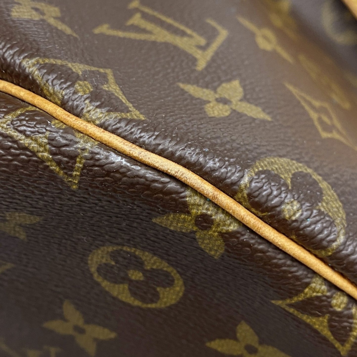 Louis Vuitton Keepall 55, Brown, Canvas, travel