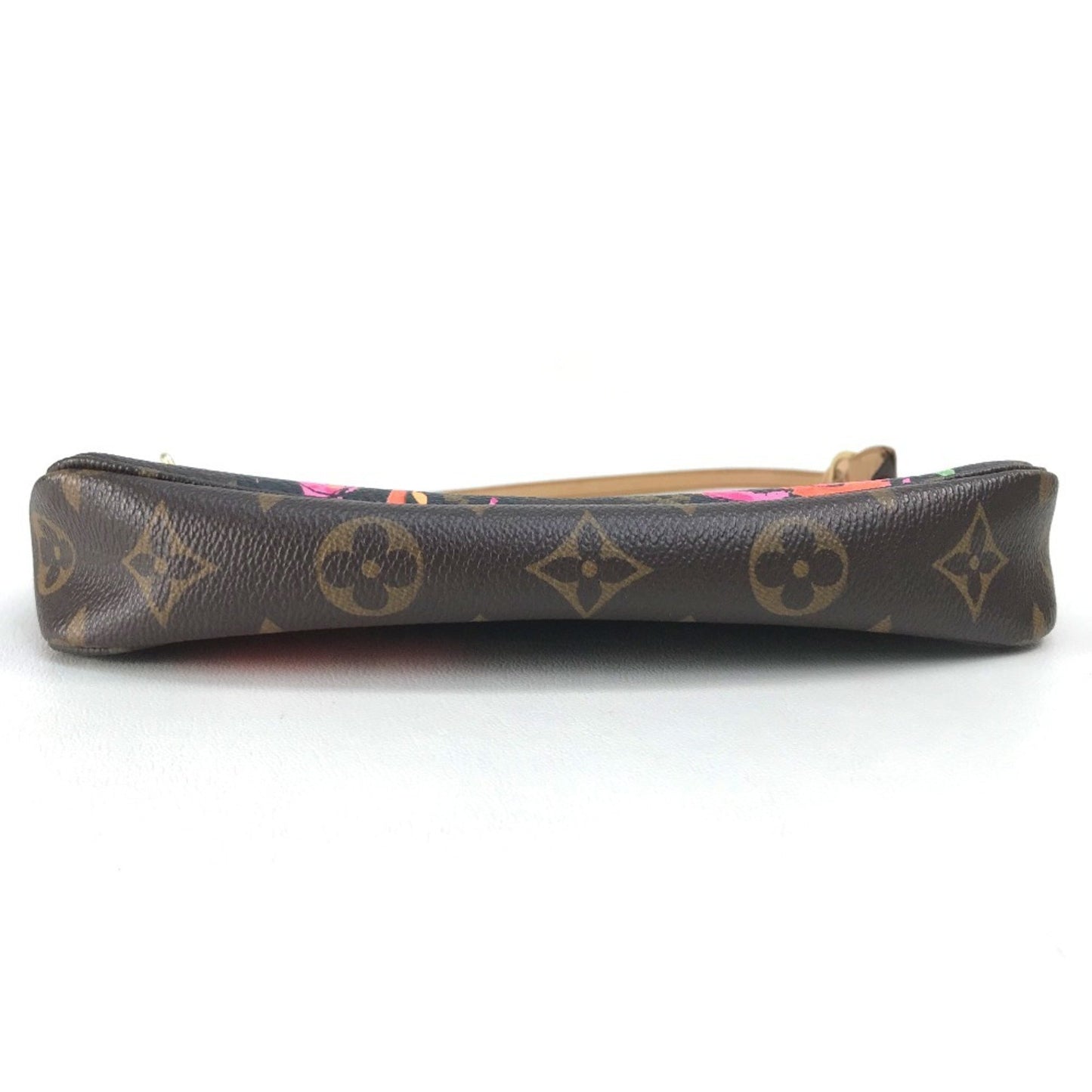 Louis Vuitton Pochette Accessoire, Brown, Canvas, clutch