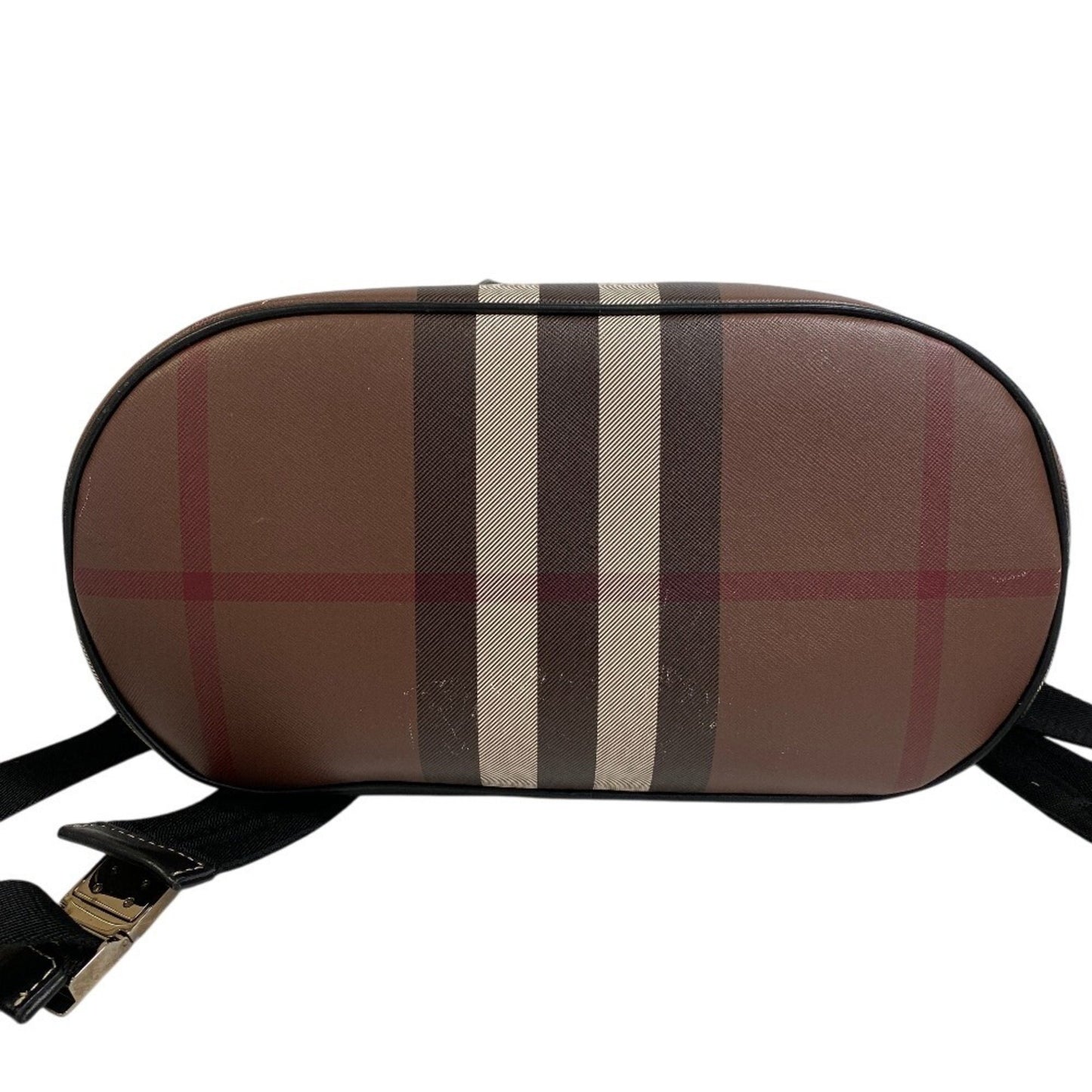Burberry Nova Check, Brown, Canvas, backpack