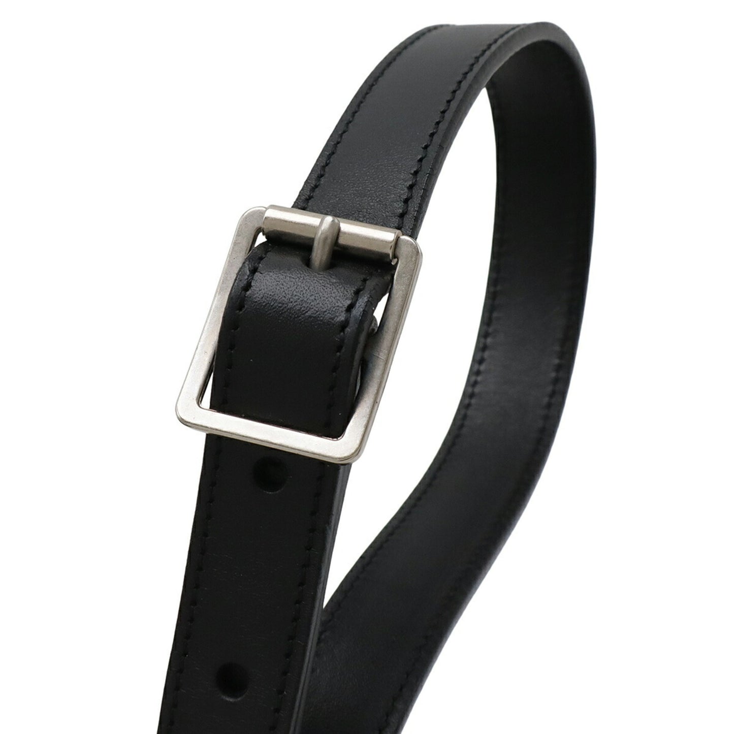Saint Laurent -, Black, "CANVAS, LEATHER", shoulder