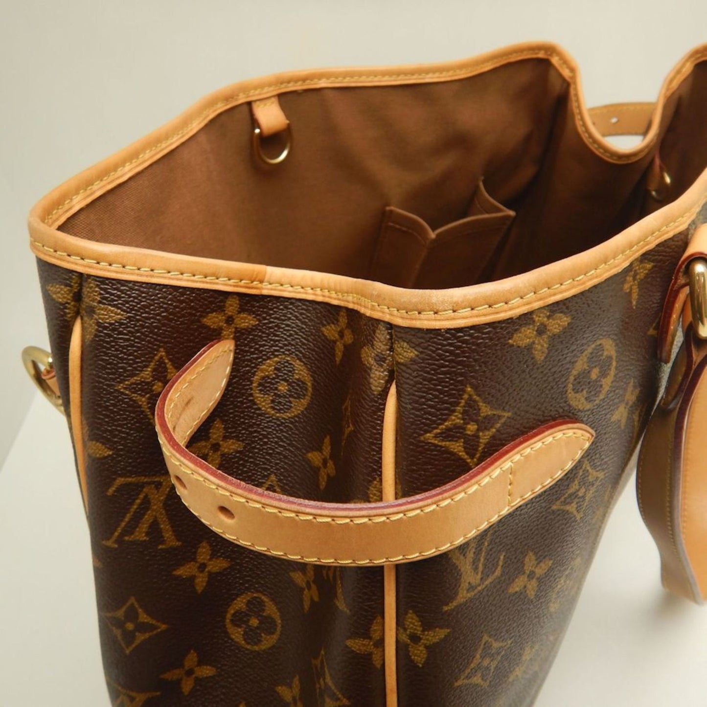 Louis Vuitton Batignolles Horizontal, Brown, Canvas, tote