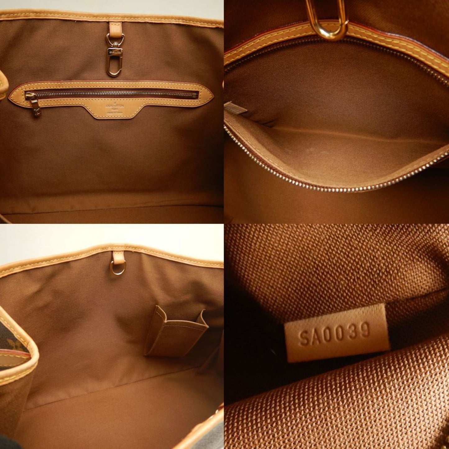 Louis Vuitton Batignolles Horizontal, Brown, Canvas, tote