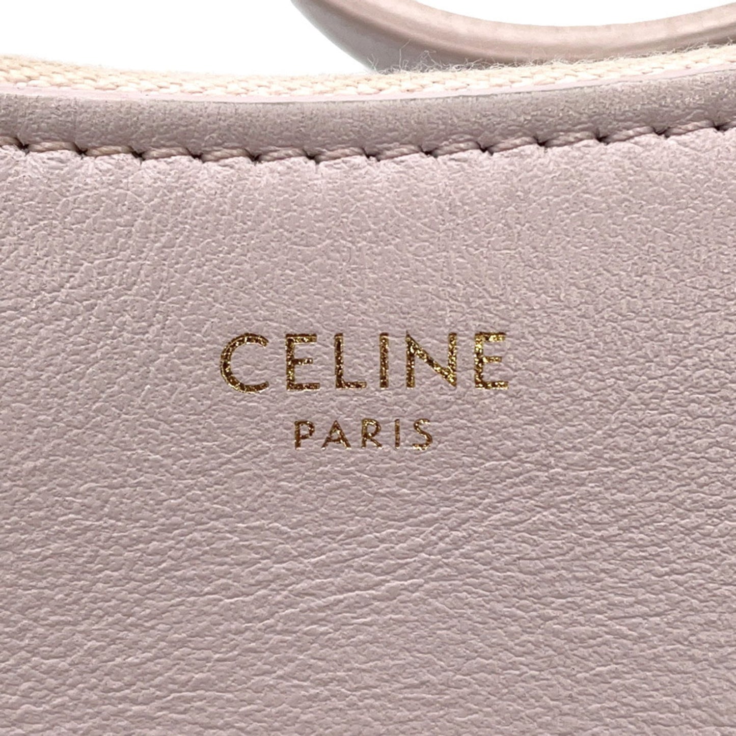 Céline Ava, Pink, Leather, handbag