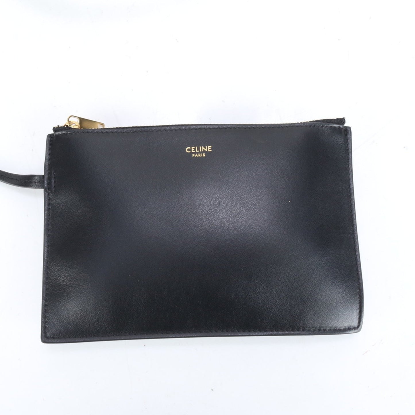 Céline Bucket 16, Black, Leather, handbag