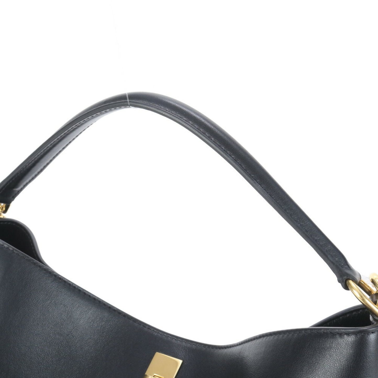 Céline Bucket 16, Black, Leather, handbag
