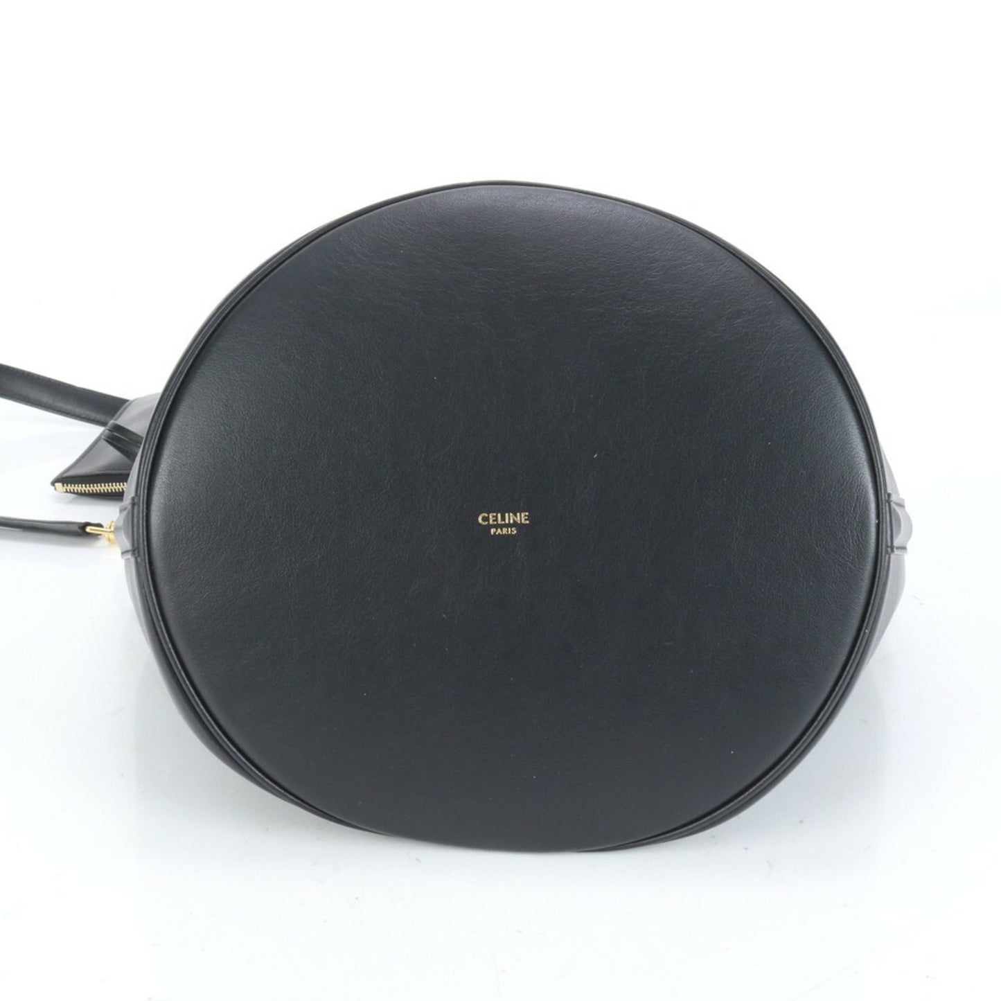 Céline Bucket 16, Black, Leather, handbag