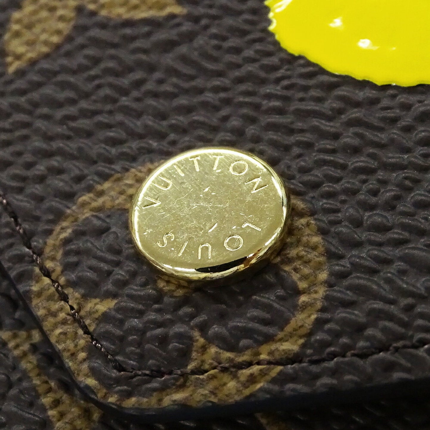Louis Vuitton Portefeuille Victorine, Brown, Canvas, wallet