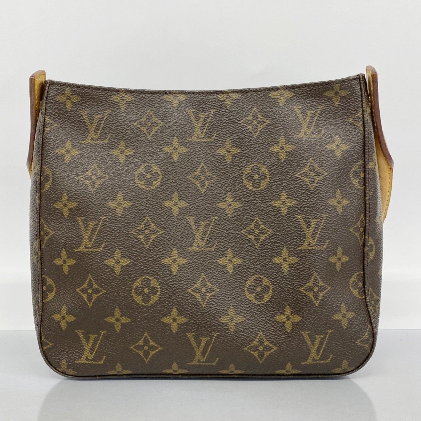 Louis Vuitton Looping MM, Brown, Canvas, shoulder