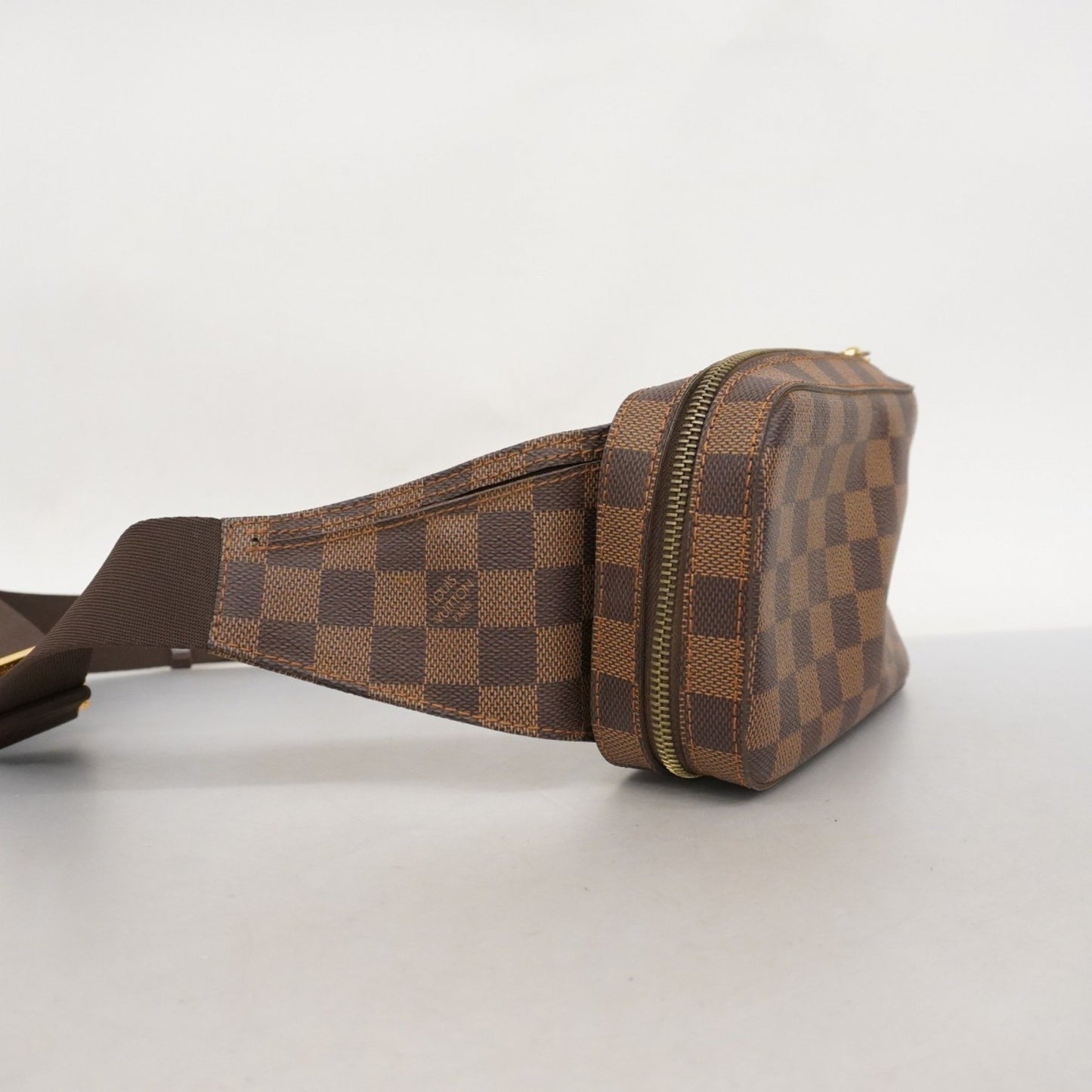 Louis Vuitton Geronimos, Brown, Canvas, shoulder