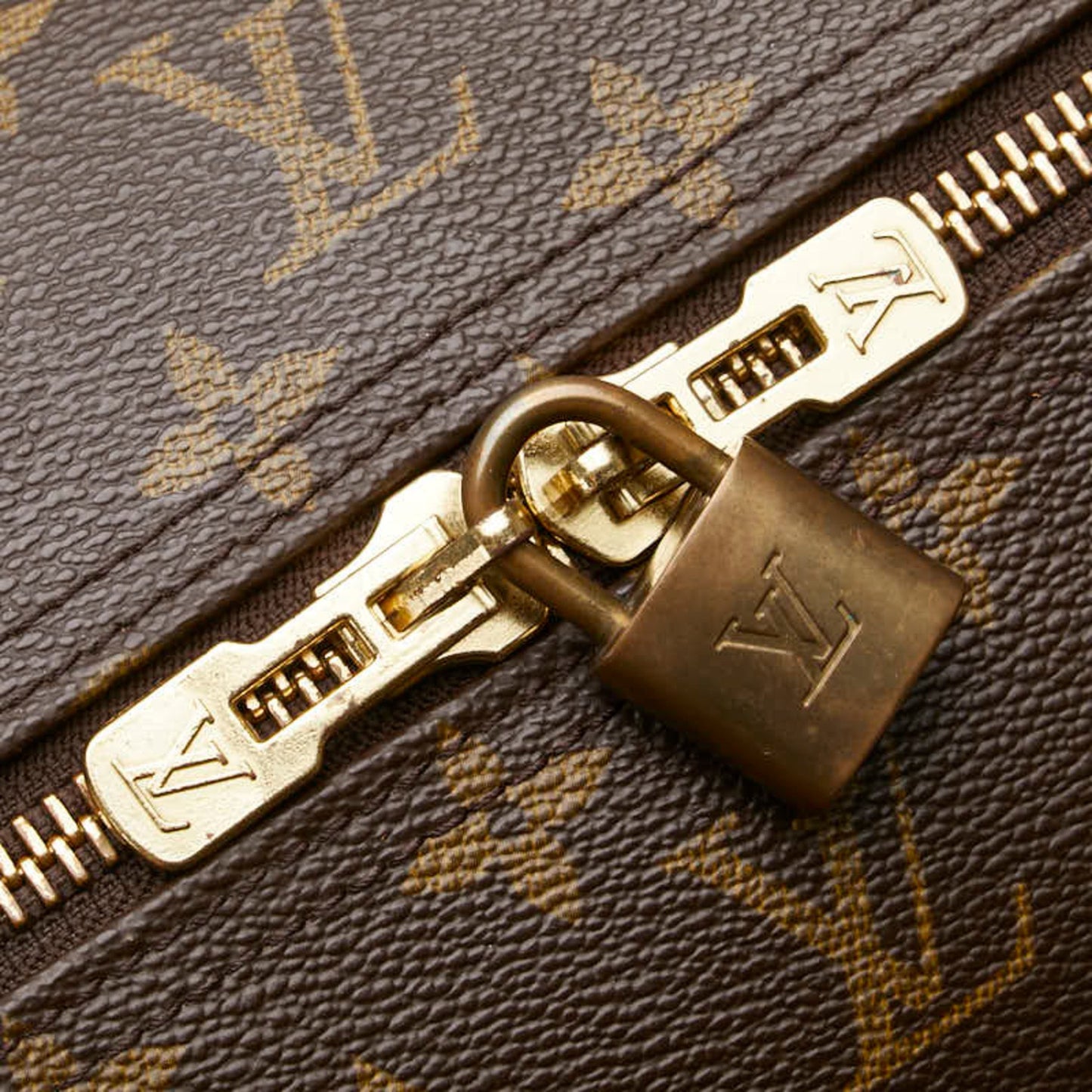 Louis Vuitton Keepall 50, Brown, Canvas, travel