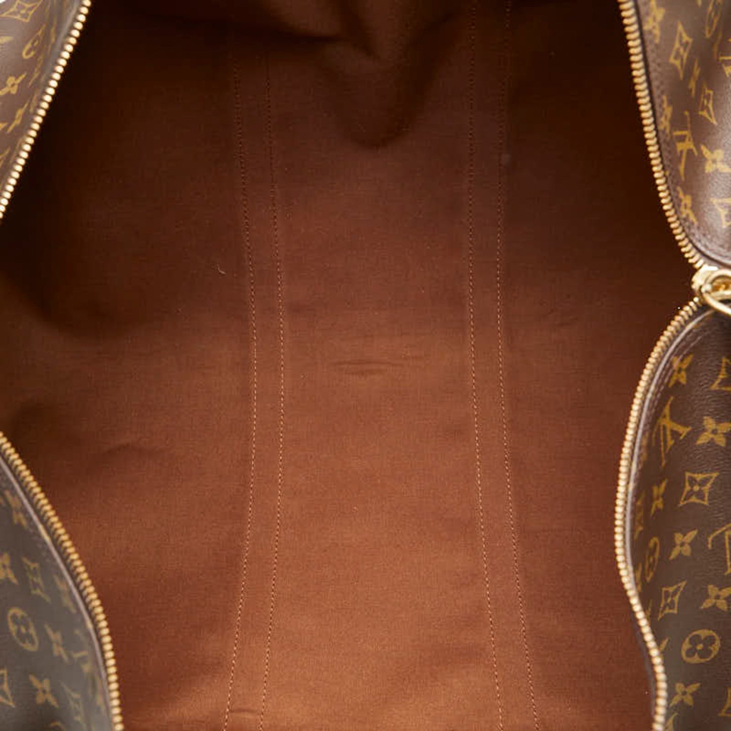 Louis Vuitton Keepall 50, Brown, Canvas, travel