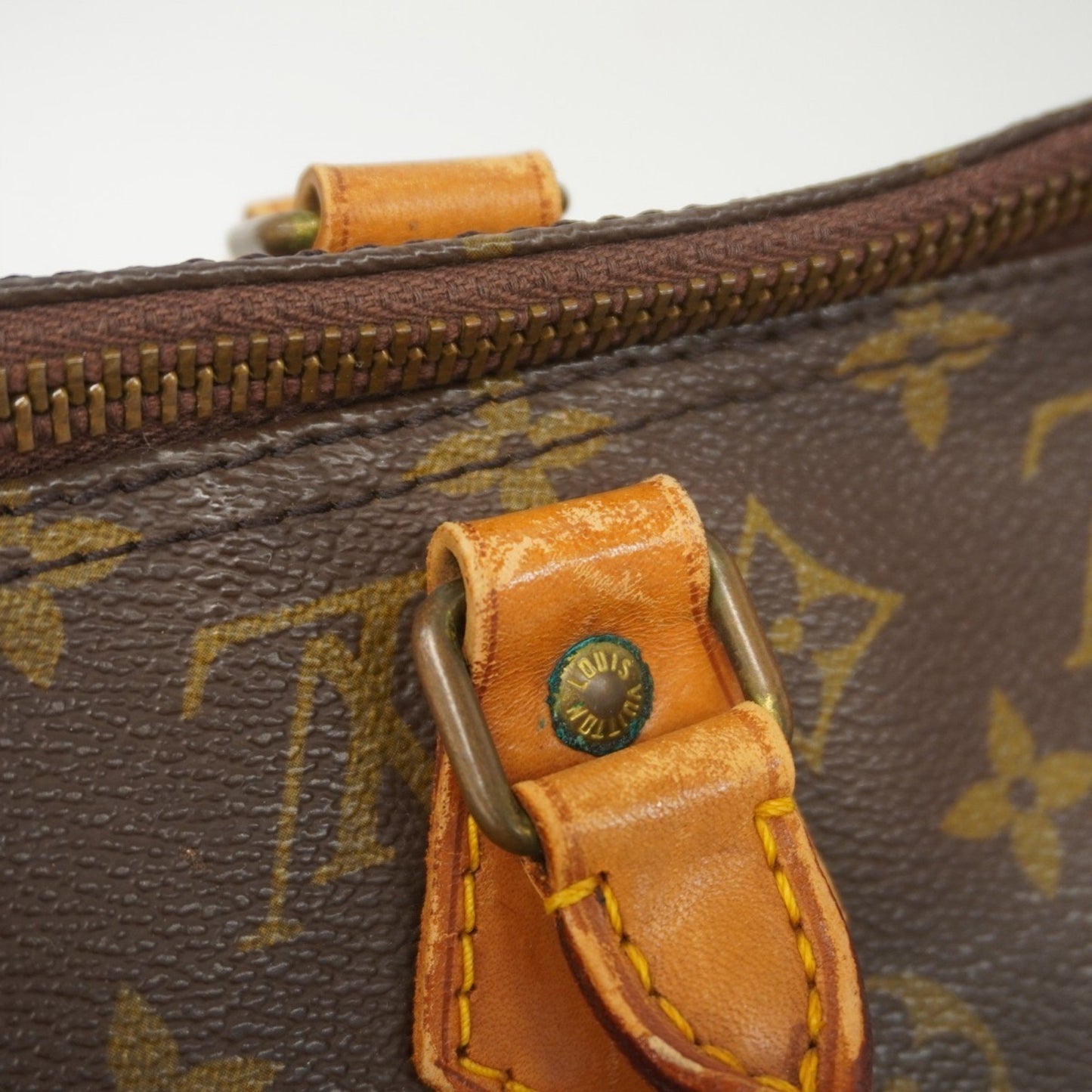 Louis Vuitton Speedy 40, Brown, Canvas, handbag