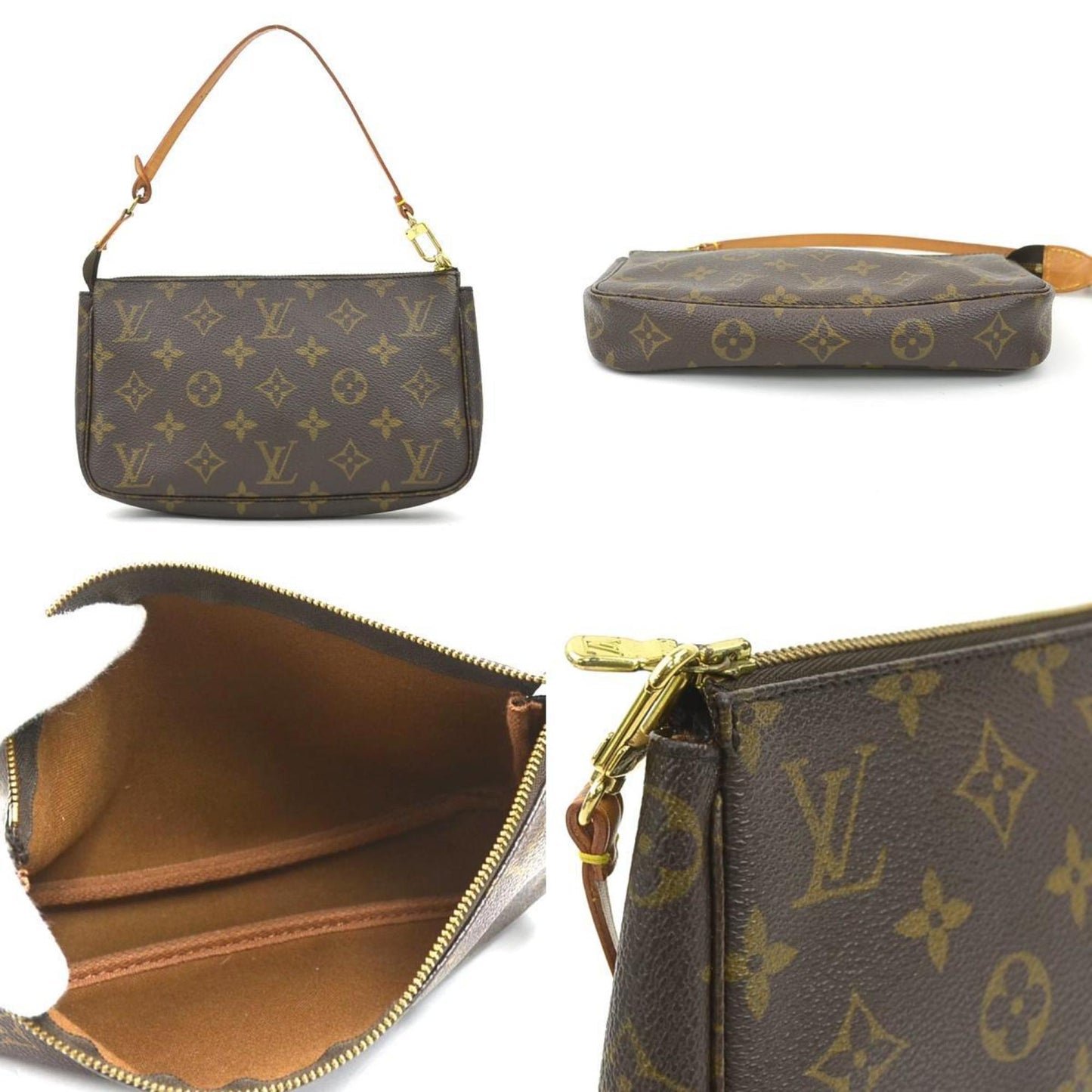 Louis Vuitton Monogram, Brown, Canvas, handbag
