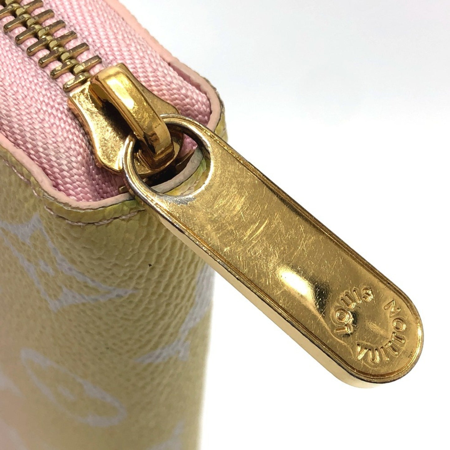 Louis Vuitton Zippy wallet, Pink, Canvas, wallet