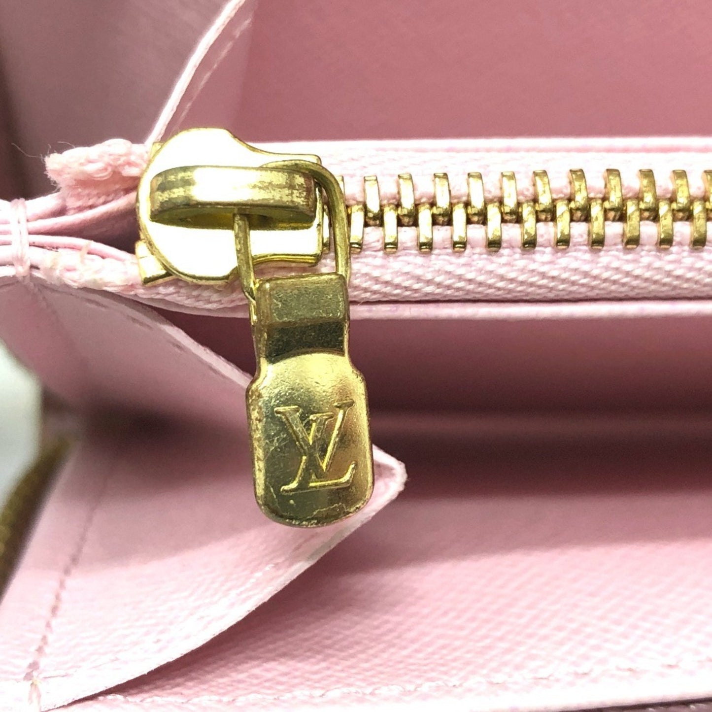 Louis Vuitton Zippy wallet, Pink, Canvas, wallet