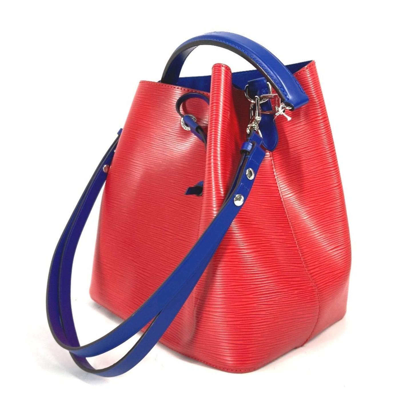 Louis Vuitton NéoNoé, Red, Leather, shoulder