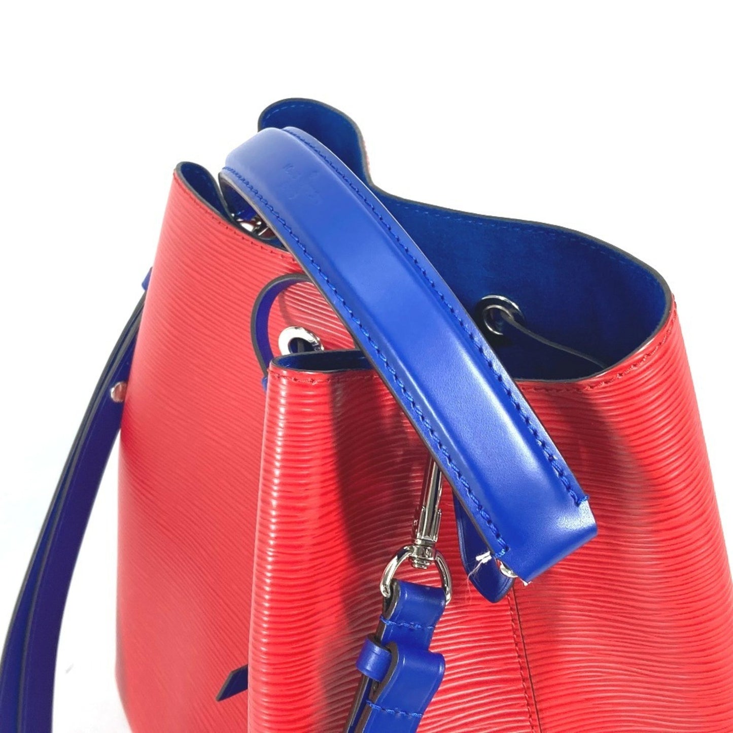 Louis Vuitton NéoNoé, Red, Leather, shoulder