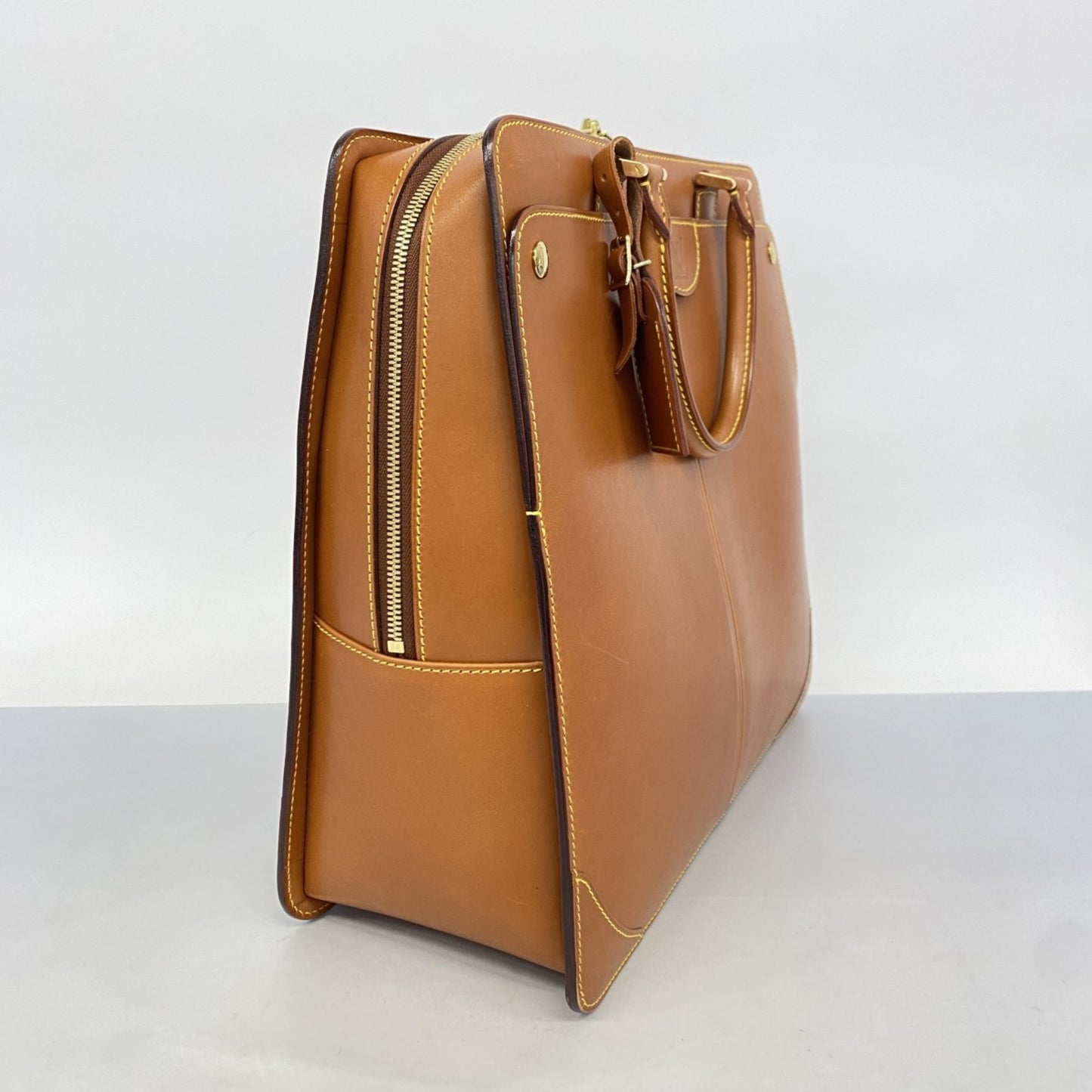 Louis Vuitton Negev, Brown, Leather, handbag