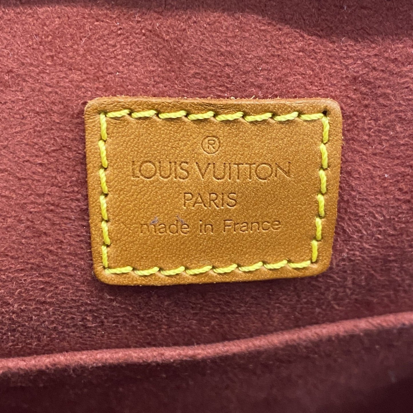 Louis Vuitton Negev, Brown, Leather, handbag