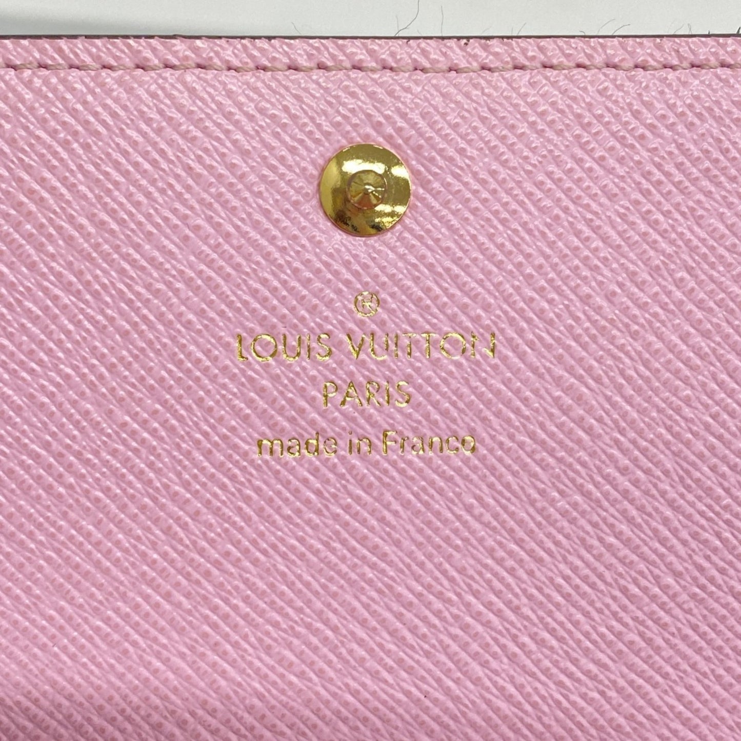 Louis Vuitton Sarah, Brown, Canvas, wallet