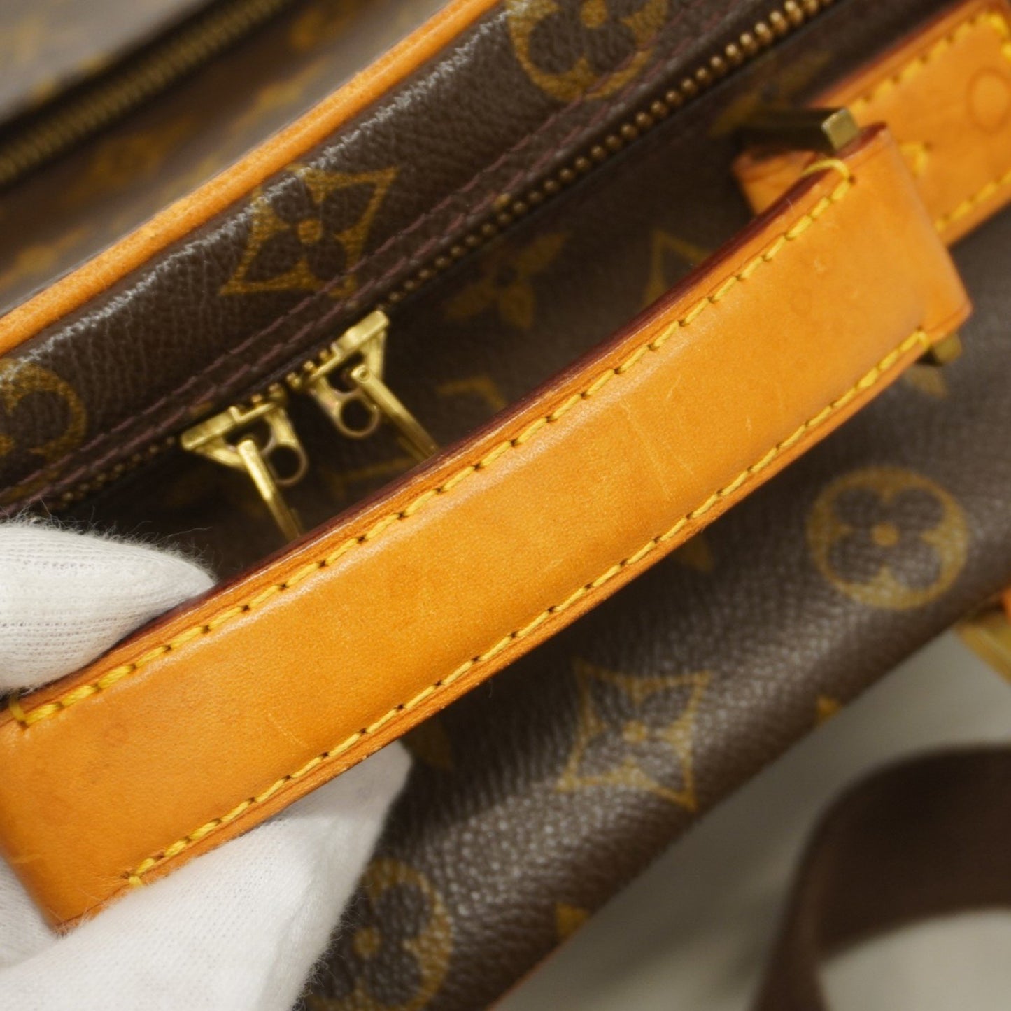 Louis Vuitton Packall, Brown, Canvas, shoulder