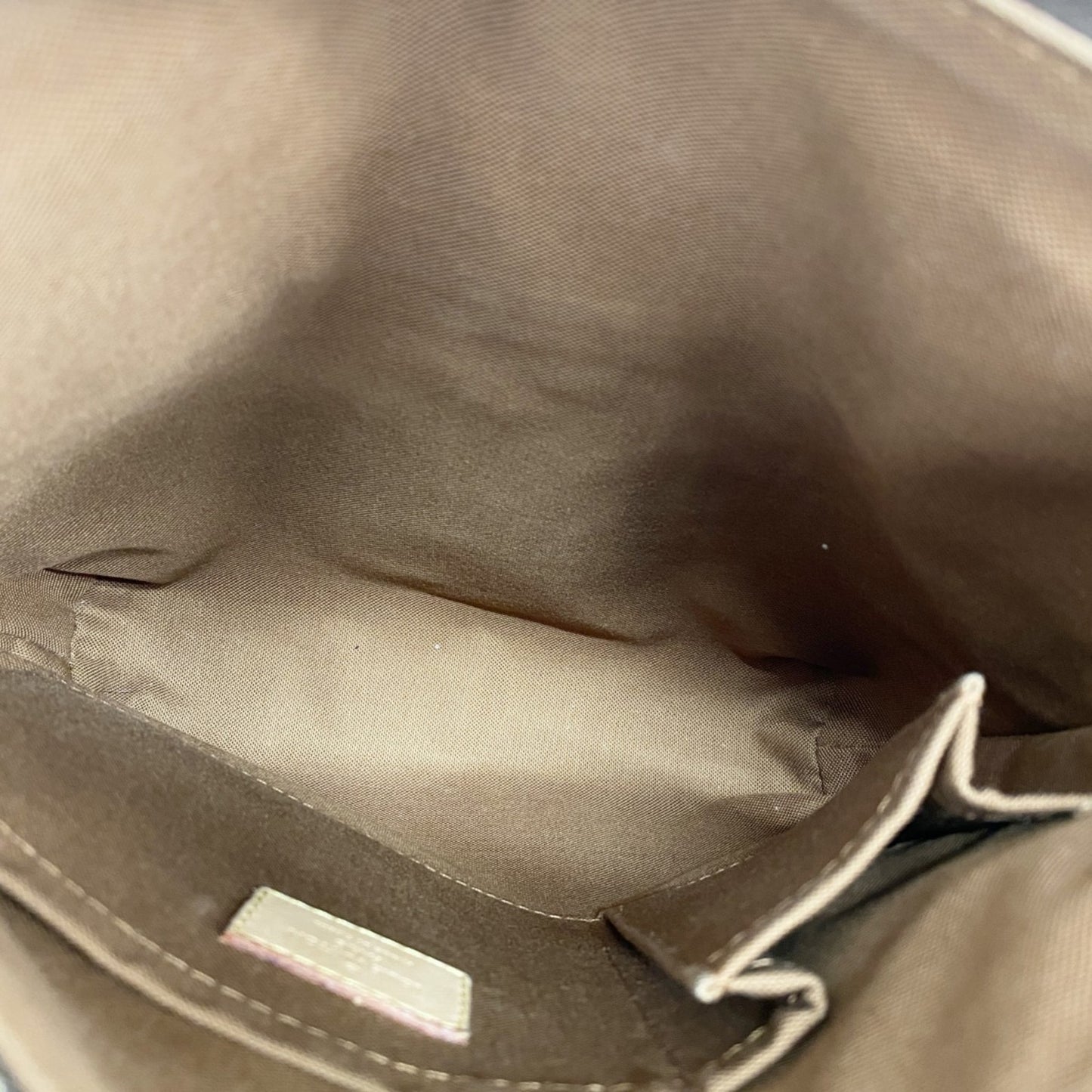 Louis Vuitton Odéon, Brown, Canvas, shoulder