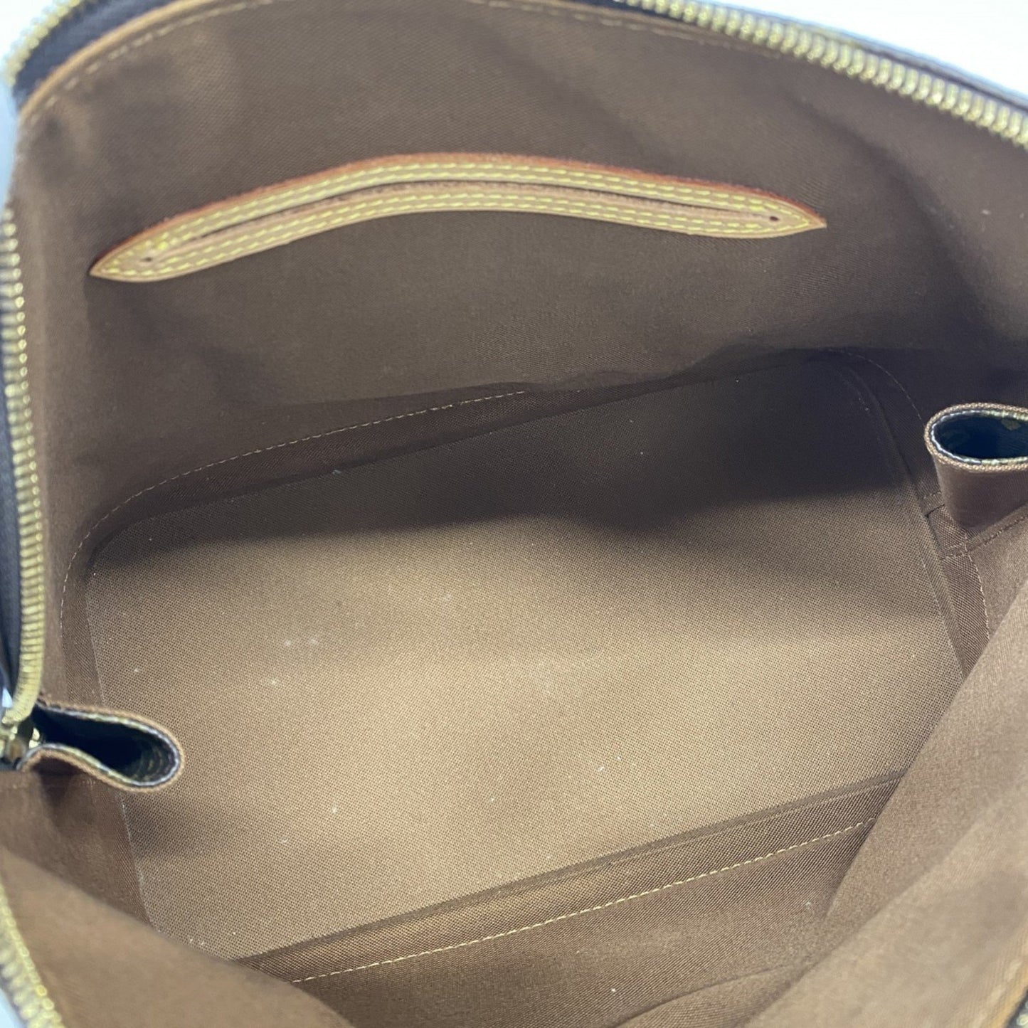 Louis Vuitton Alma, Brown, Canvas, handbag