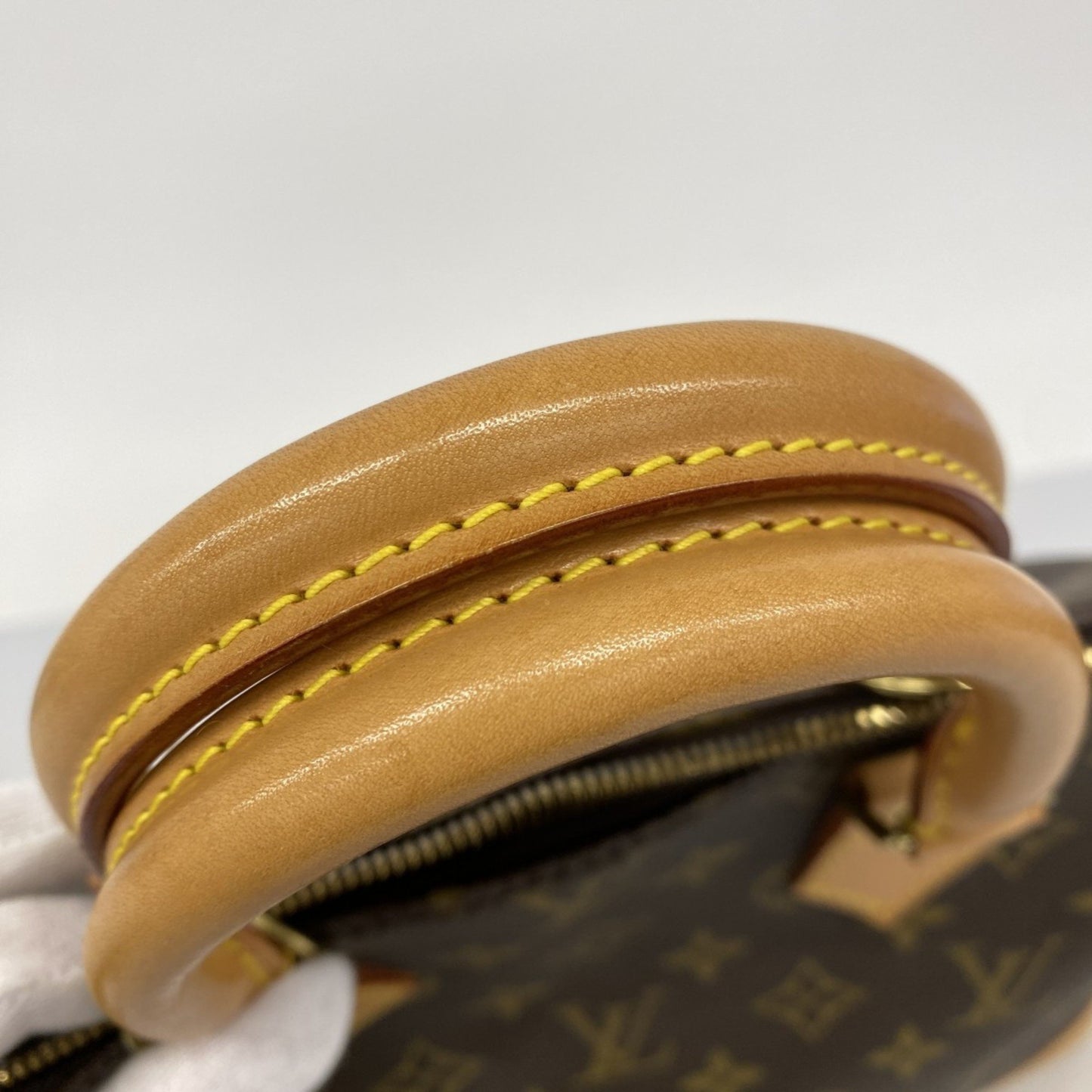 Louis Vuitton Alma, Brown, Canvas, handbag