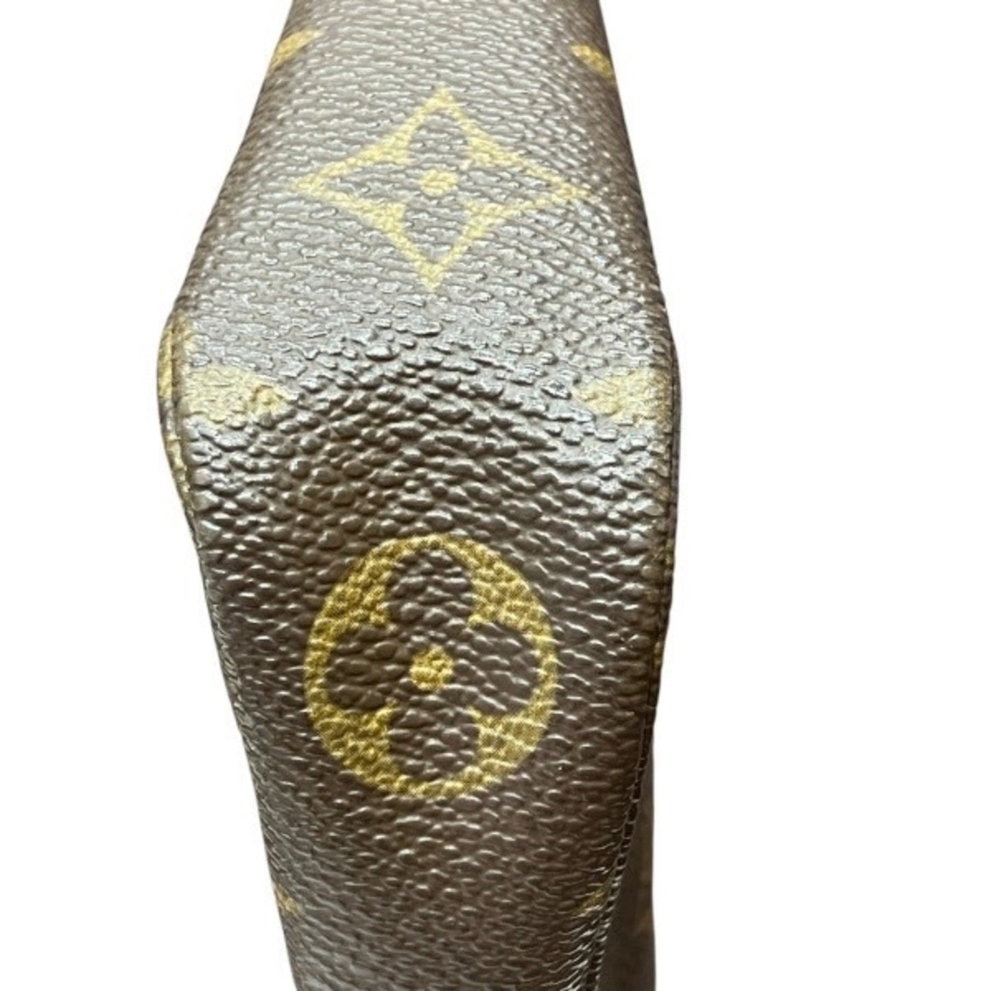 Louis Vuitton Pochette Accessoire, Brown, Canvas, clutch