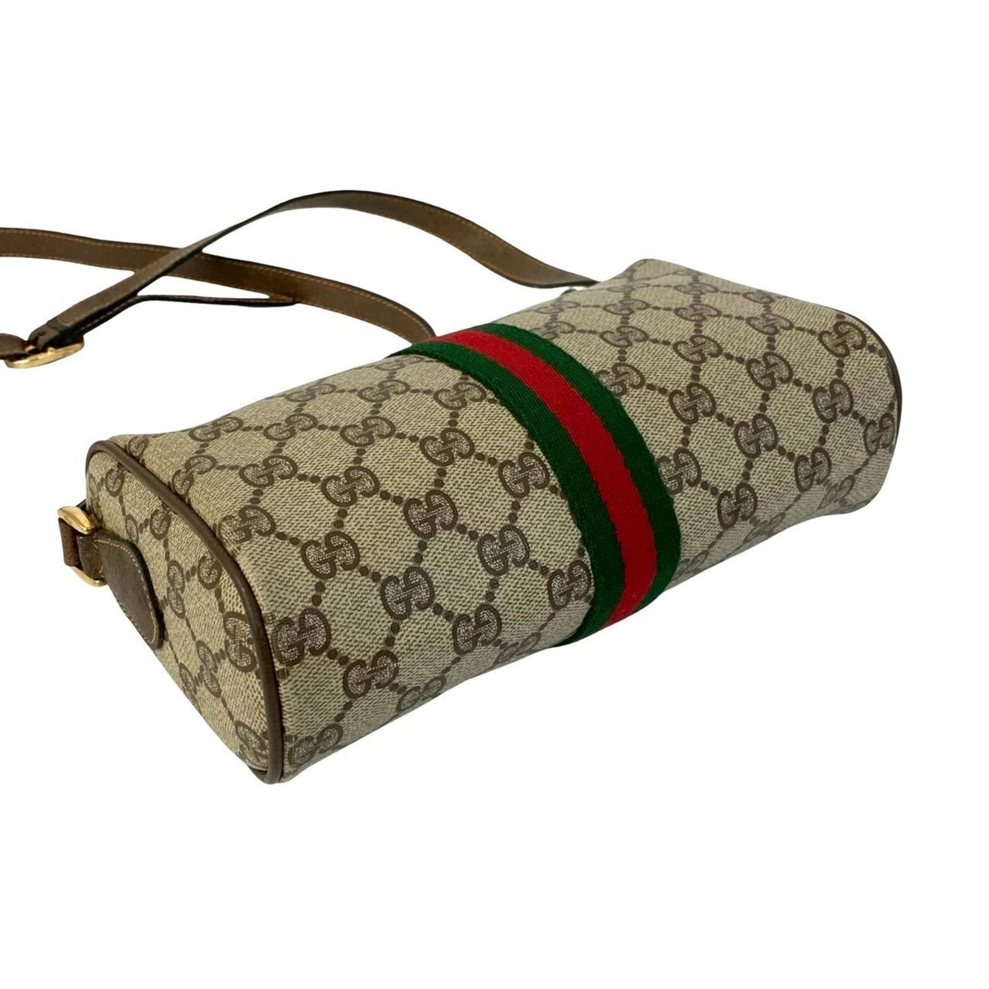 Gucci Sherry, Beige, Canvas, shoulder