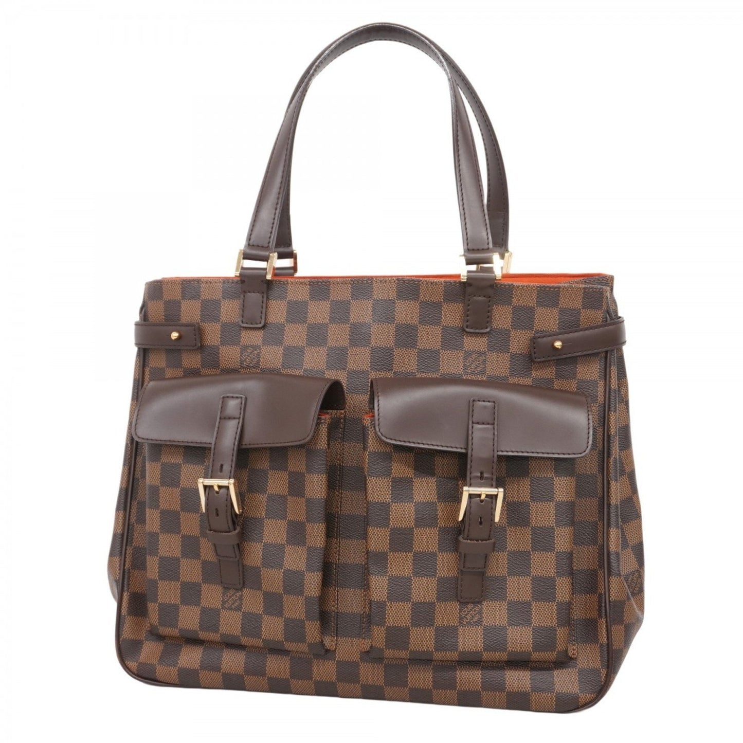Louis Vuitton Uzes, Brown, Canvas, tote