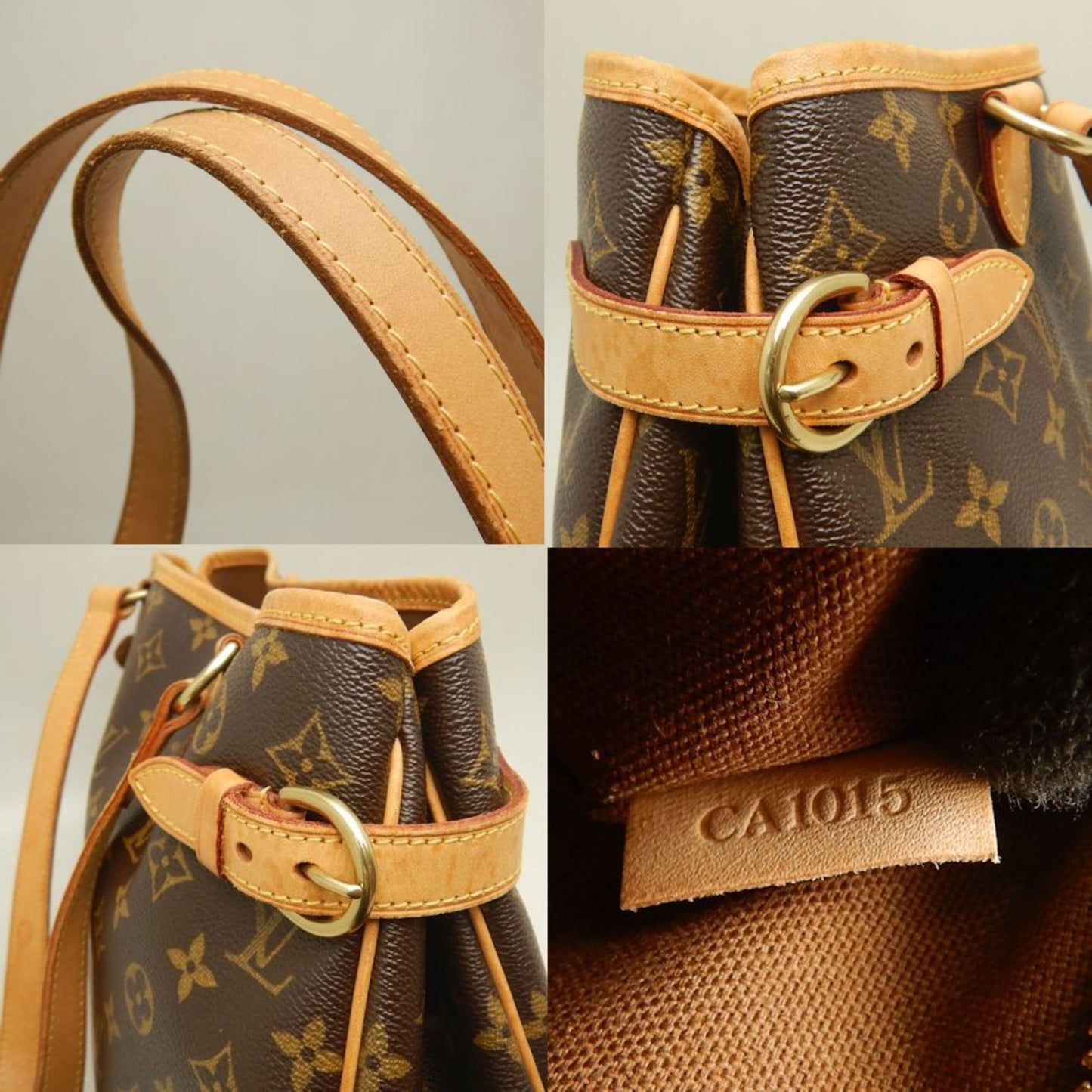Louis Vuitton Batignolles Horizontal, Brown, Canvas, tote