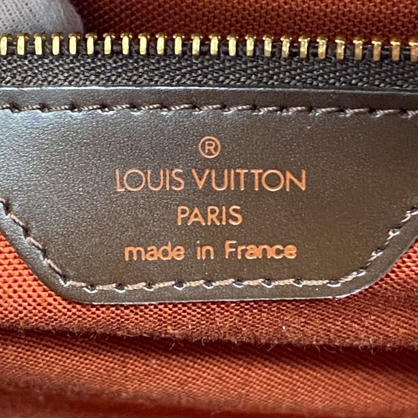 Louis Vuitton Nolita, Brown, Canvas, handbag