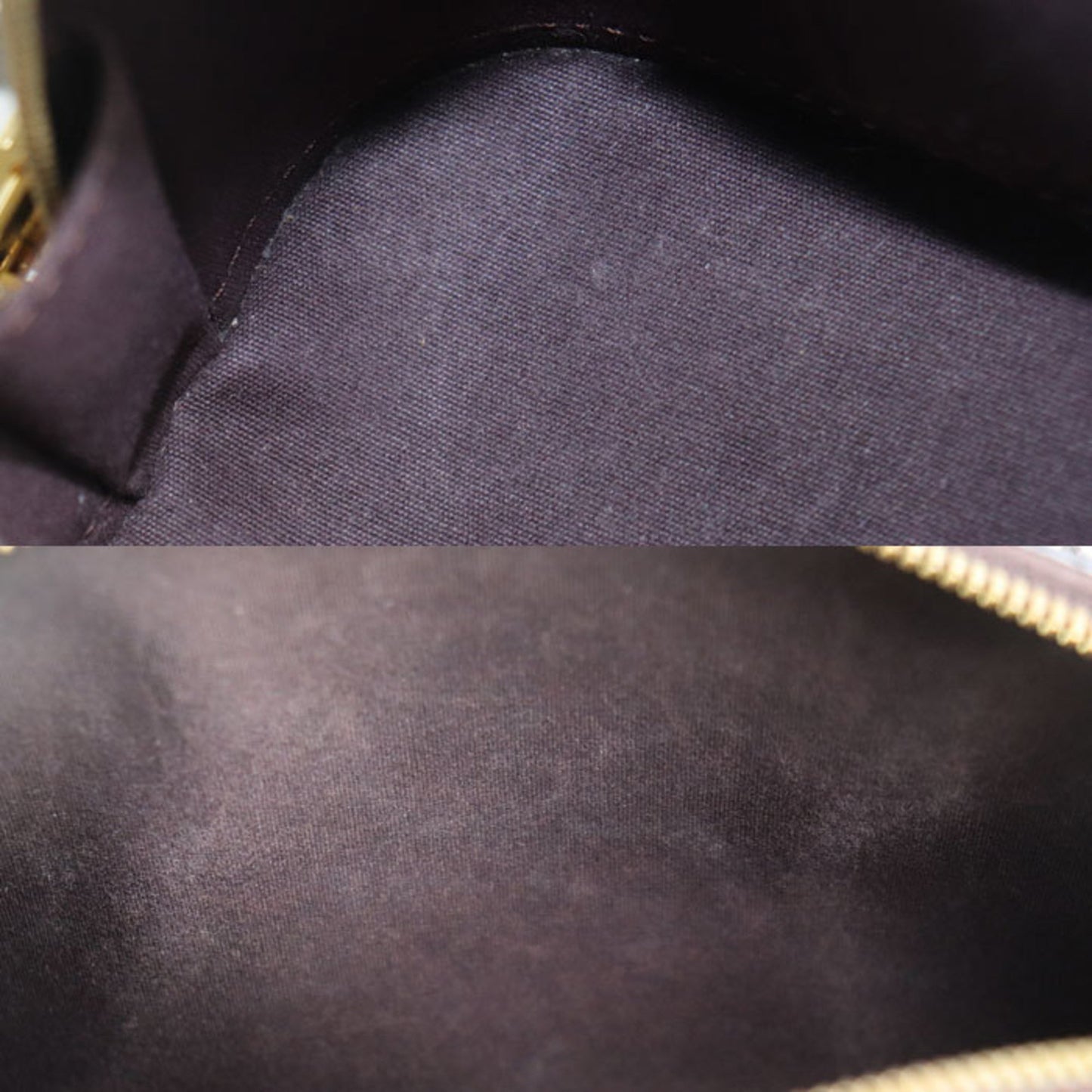 Louis Vuitton Alma BB, Burgundy, Canvas, shoulder
