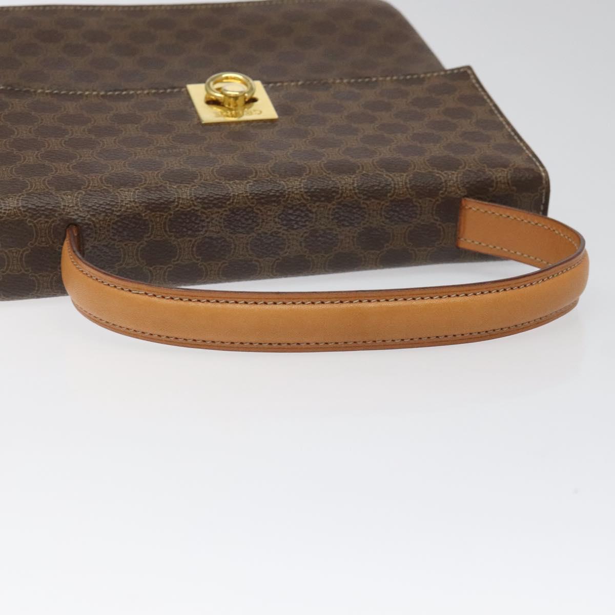 Céline Macadam, Brown, Canvas, handbag