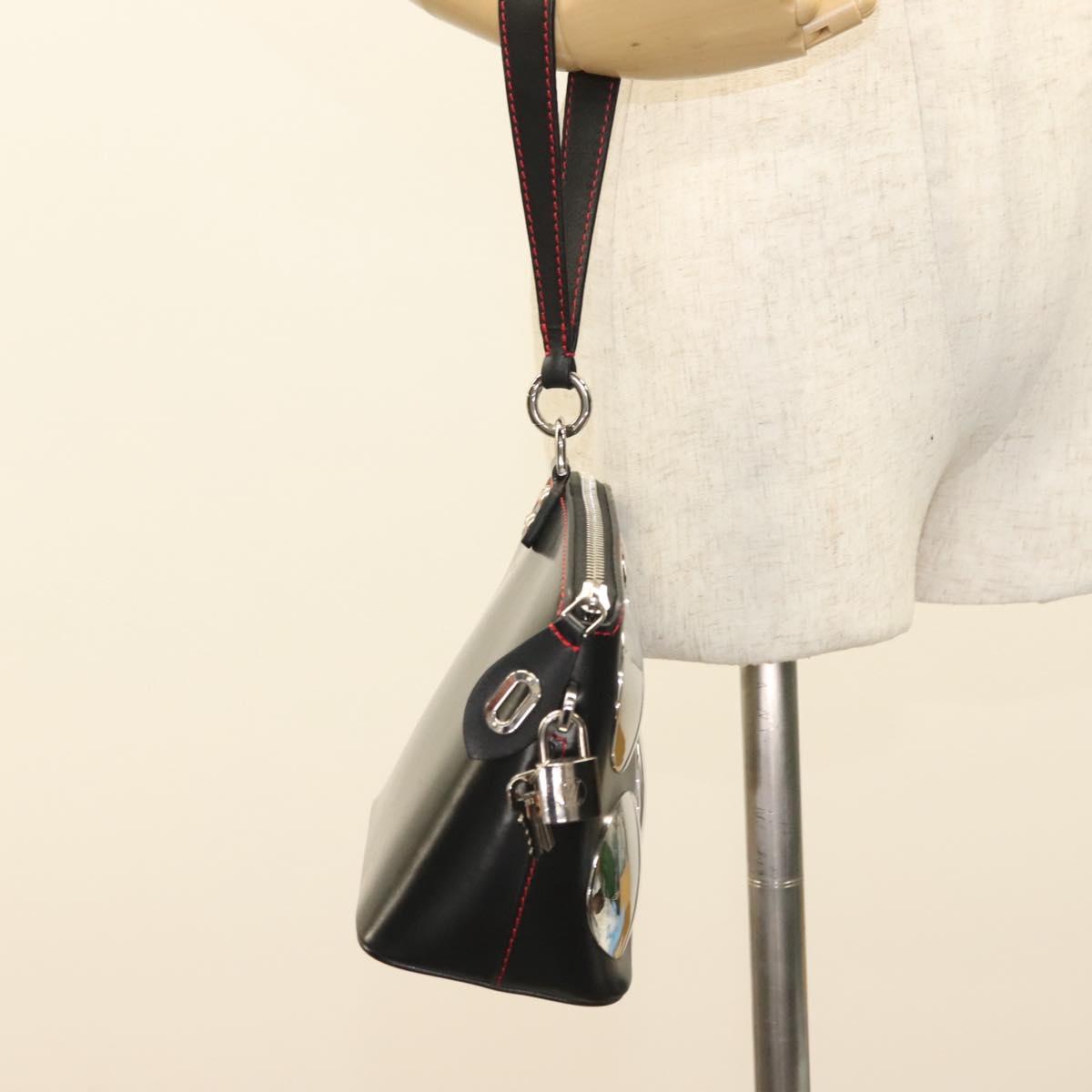 Louis Vuitton Suhari, Black, Leather, handbag