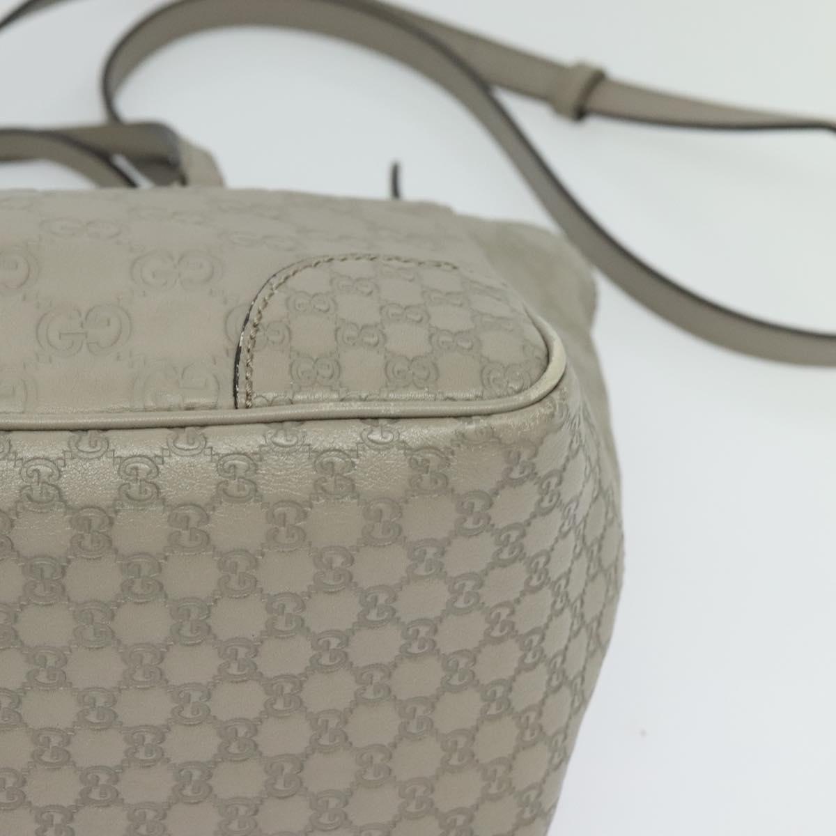 Gucci Bree, Grey, Leather, handbag