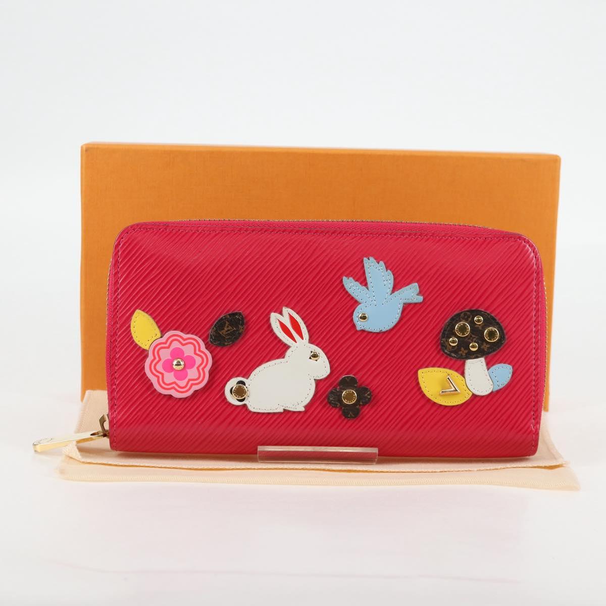 Louis Vuitton Zippy wallet, Red, Leather, wallet