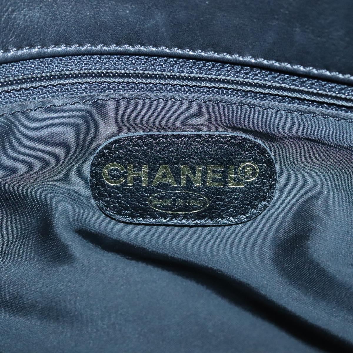 Chanel, Black, Leather, handbag