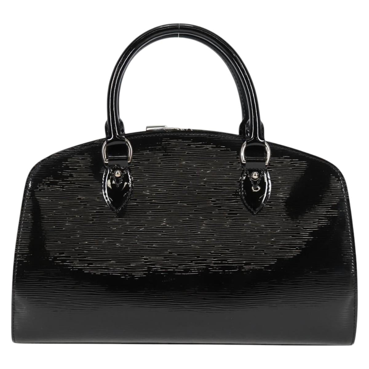 Louis Vuitton Pont Neuf, Black, Leather, handbag