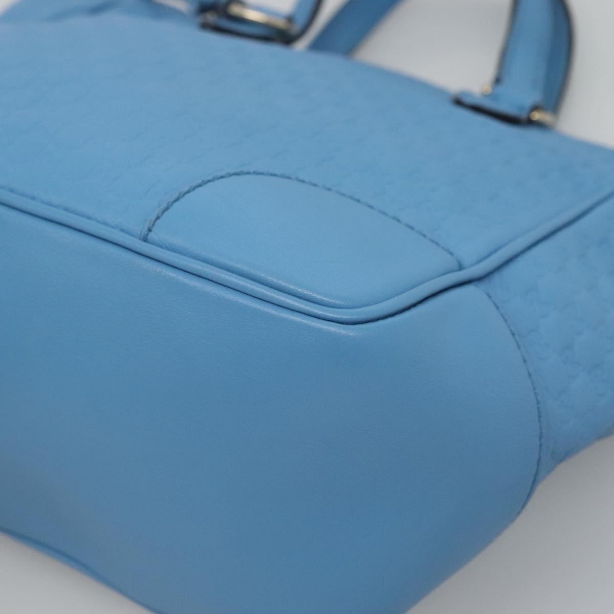 Gucci Micro guccissima, Blue, Leather, handbag